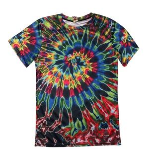 Vibrant Tie-Dye Short Sleeve Tee
